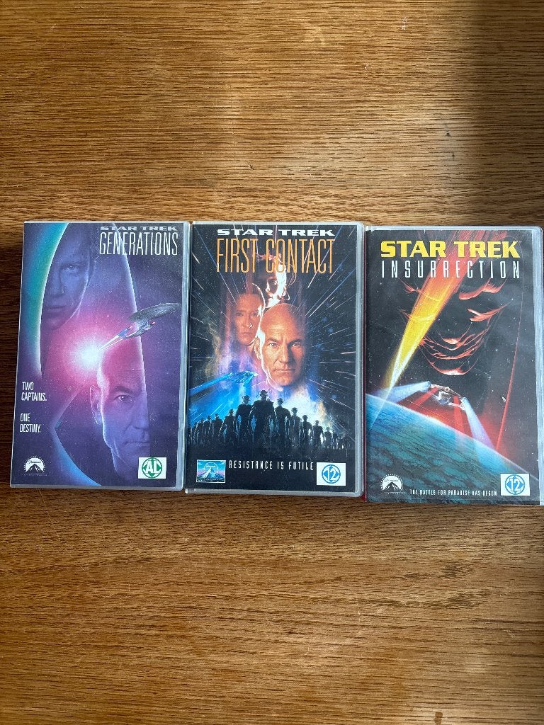 Star trek films op video, Cd's en Dvd's, VHS | Film, Vanaf 12 jaar, Ophalen, Zo goed als nieuw, Science Fiction en Fantasy