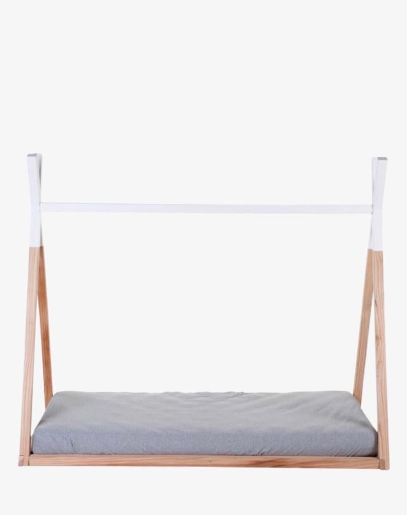 Childhome Tipibed 90x200 cm - Exclusief lattenbodem, Ophalen, Gebruikt, 180 cm of meer, 85 tot 100 cm