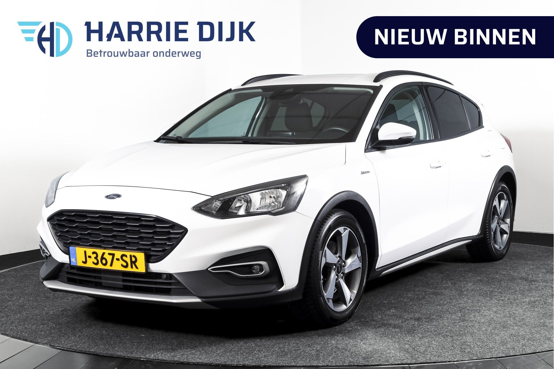 Ford Focus 1.0 EcoBoost 125 PK Active Business | Cruise | Wi, Auto's, Gebruikt, Euro 6, Lichtsensor, Wit