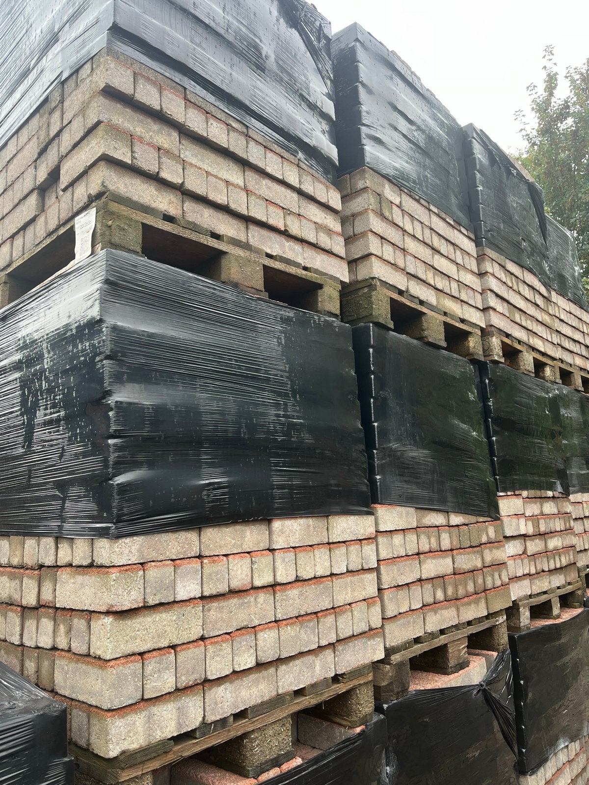 Gebruikte dikformaat klinkers, getrommeld, 336 m2, Gebruikt, Klinkers, Ophalen of Verzenden, 10 m² of meer