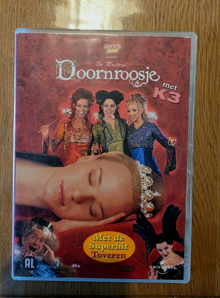 Doornroosje De Musical met K3 DVD, Cd's en Dvd's, Dvd's | Kinderen en Jeugd, Gebruikt, Tv fictie, Overige genres, Alle leeftijden