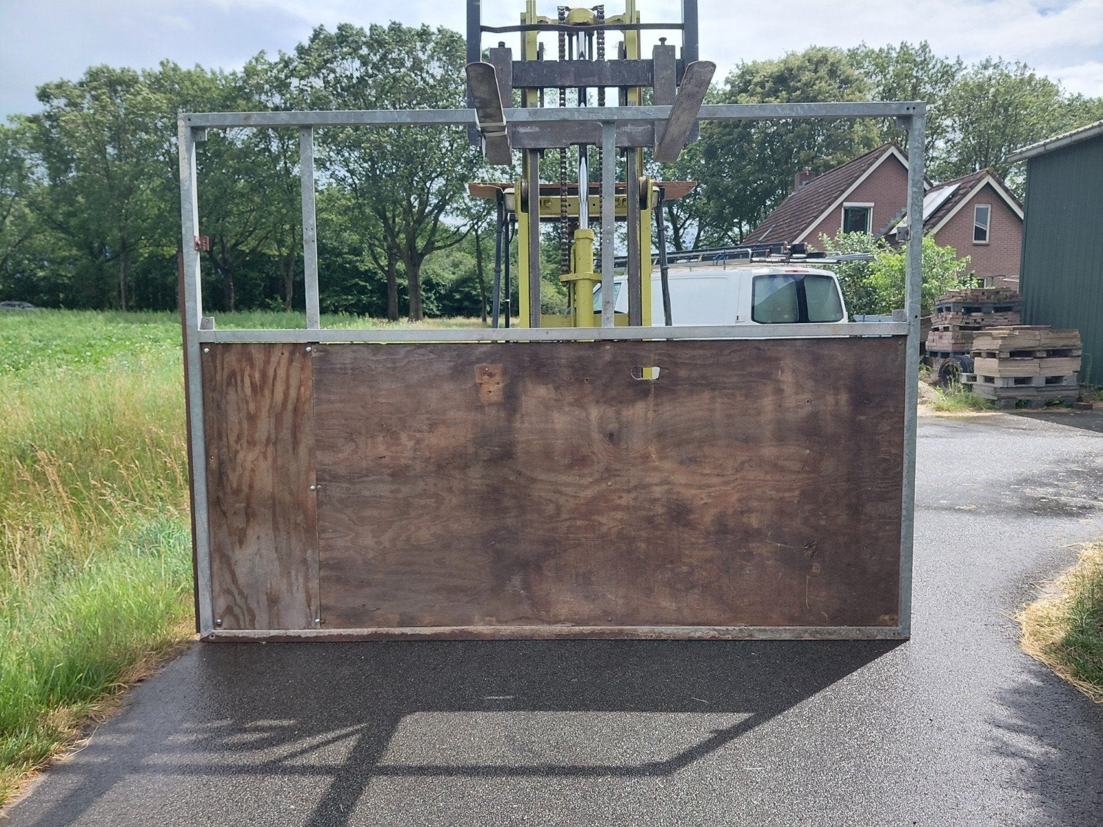 Stalwanden te koop met schuideur, Ophalen, IJzer
