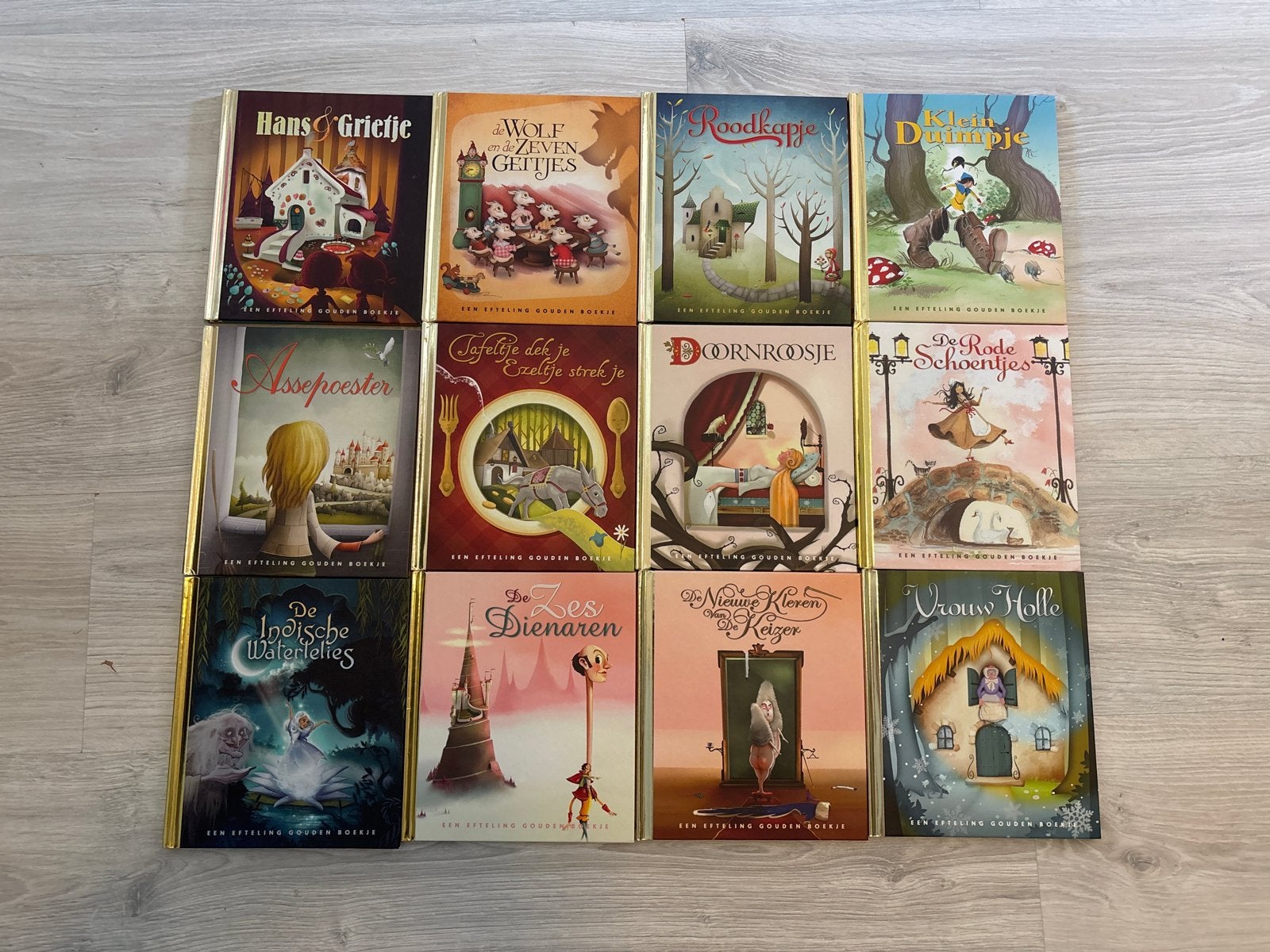 Efteling Gouden Boekjes - Complete set van 12 sprookjes, Ophalen of Verzenden, Gelezen