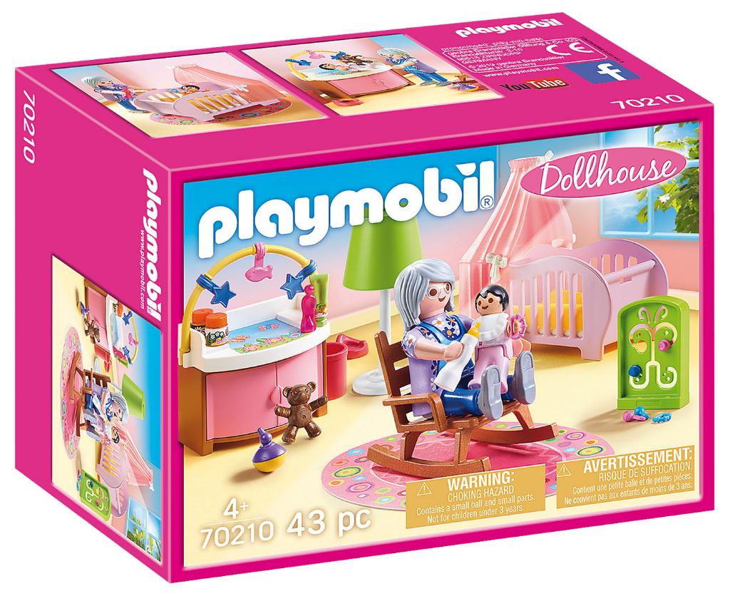 PLAYMOBIL 70210 Dollhouse Babbykamer 43 delig, Ophalen of Verzenden, Nieuw, Complete set