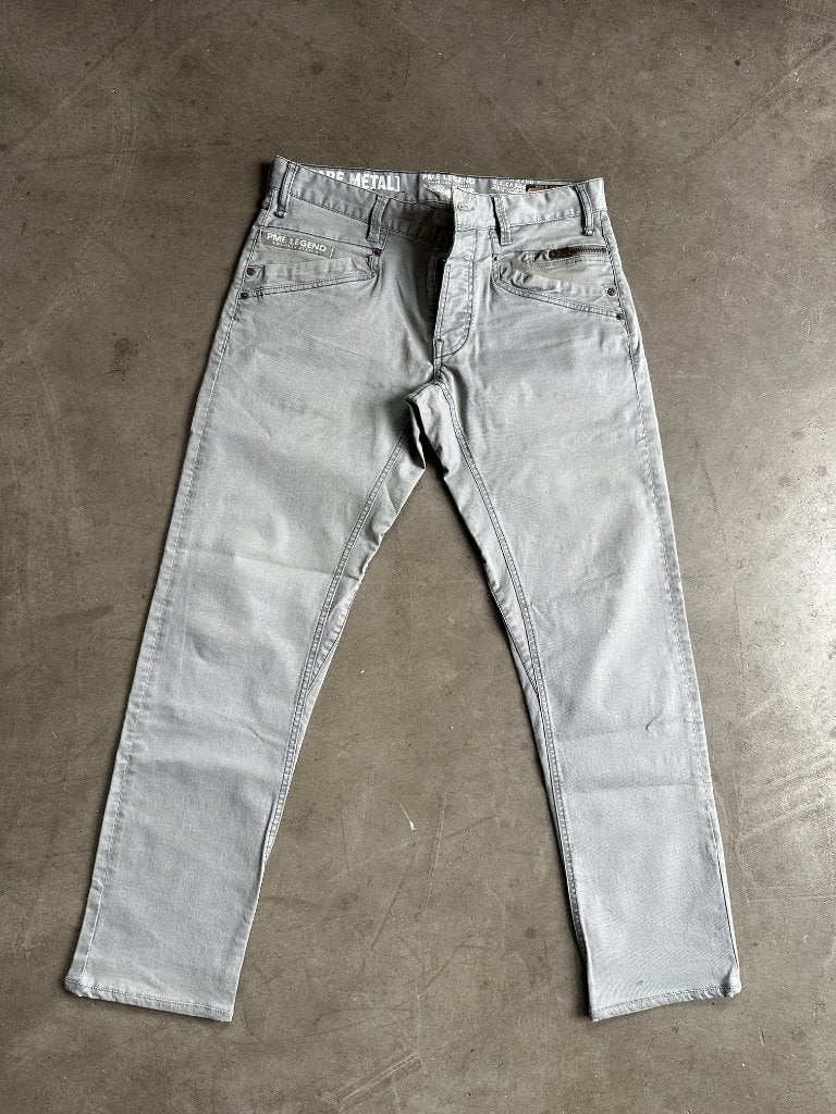 PME Legend - Bare Metal - 32/34 - heel goed - grijs, W32 (confectie 46) of kleiner, Ophalen of Verzenden, Grijs, Pme Legend