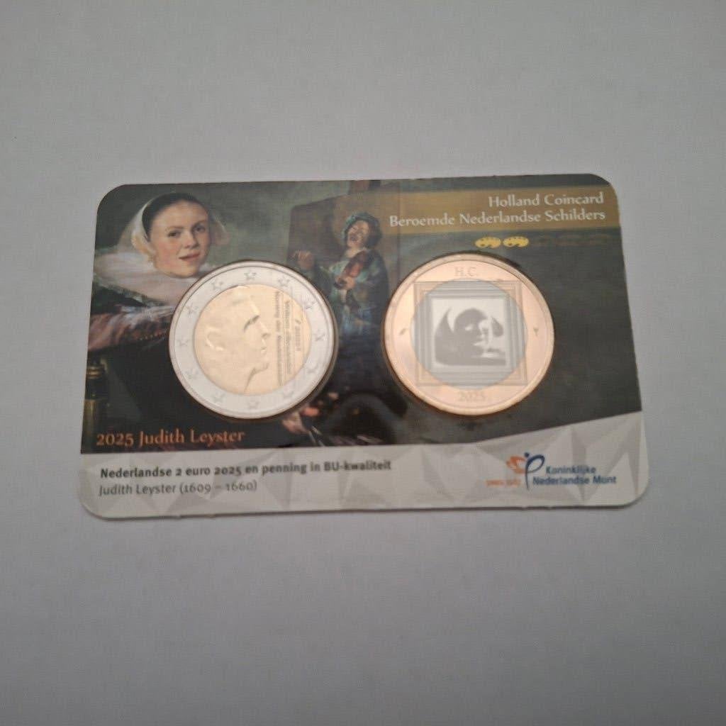 Holland Coincard  HCF Judith Leyster 2025, Ophalen of Verzenden, Koningin Beatrix, Euro's