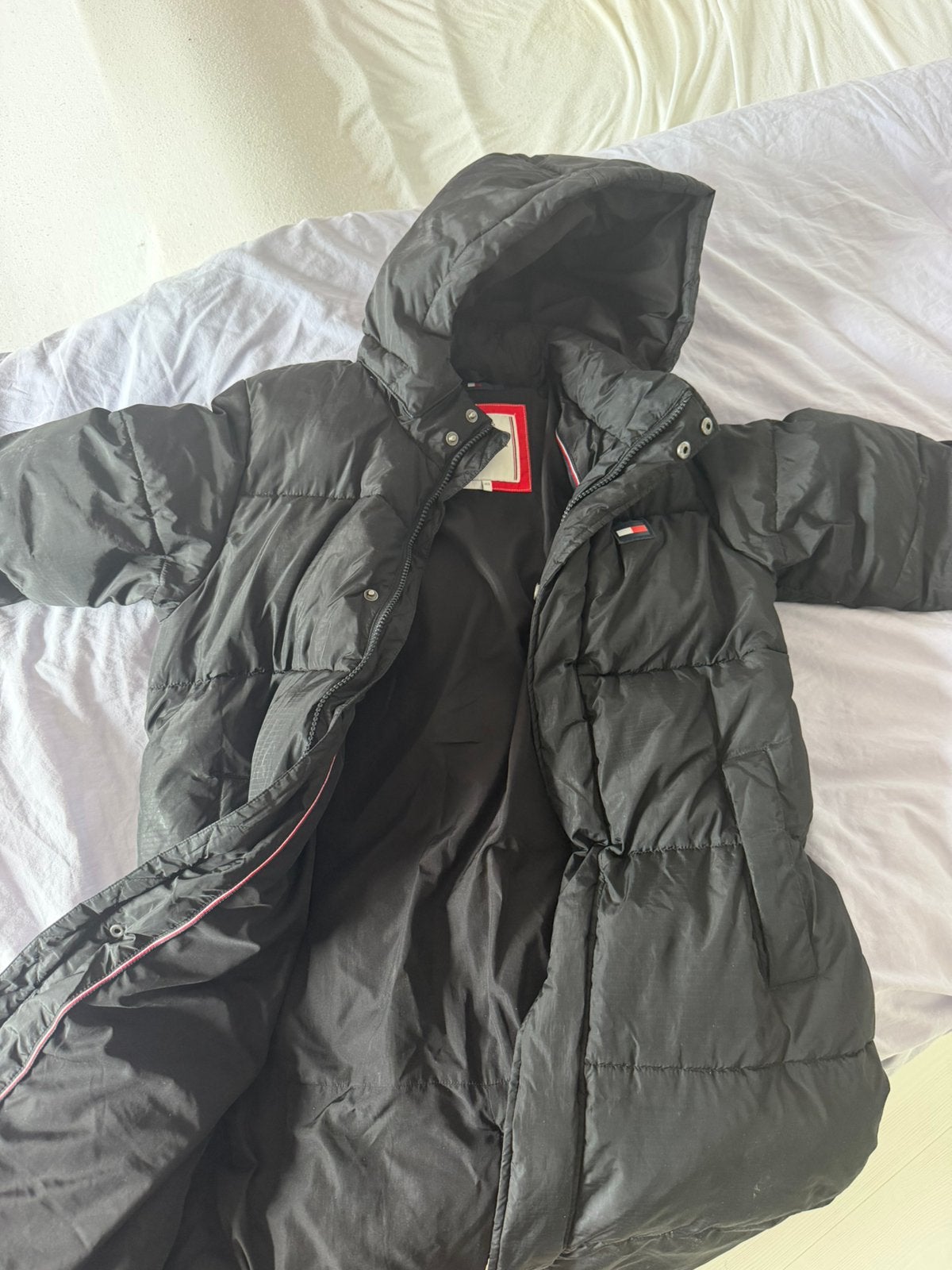 Hele mooie warme Tommy Hilfiger  winterjas maat 152, Ophalen of Verzenden, Zo goed als nieuw, Overige maten