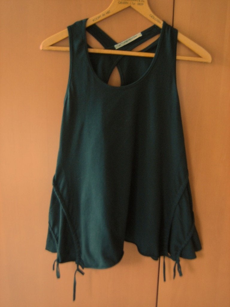 Speels zwart mouwloos tuniek-topje KEMPERMAN, M snazzeys, Maat 38/40 (M), Verzenden, Zwart, Nieuw