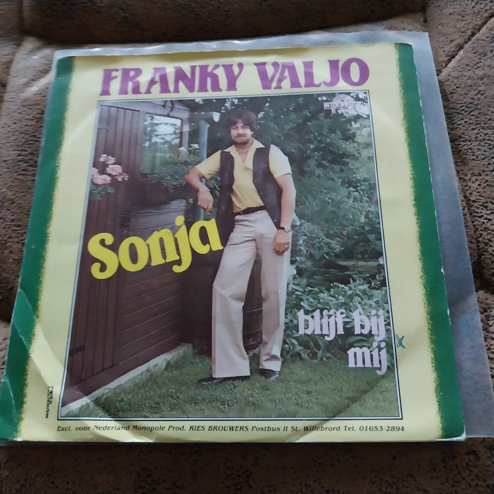 Franky Valjo - Sonja / Blijf Bij Mij (7 inch vinyl single), Gebruikt, 7 inch, EP, Schlager