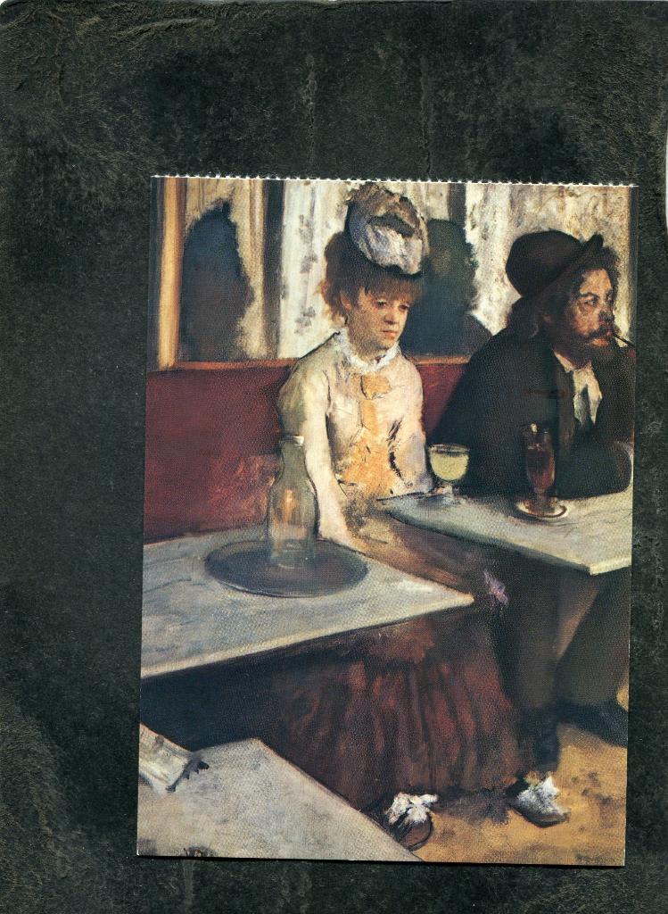 Ansicht Edgar Degas - L' Absinthe, Verzenden, 1980 tot heden, Ongelopen