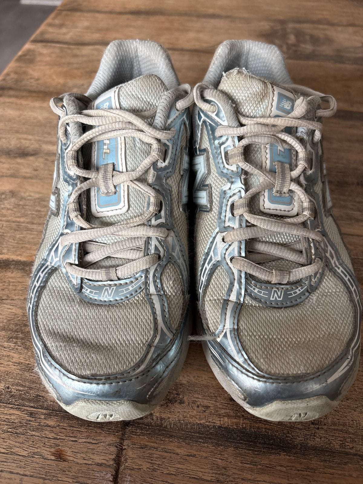 New Balance Sneakers - Grijs/Blauw - Maat 35, Ophalen of Verzenden, Gedragen, Grijs, Sneakers of Gympen