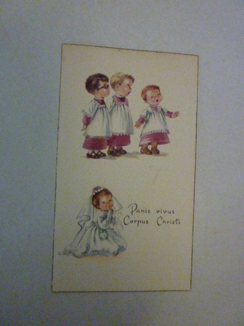 Bidprentje - Panis vivus Corpus Christi, Boeken, Verzenden, Zo goed als nieuw