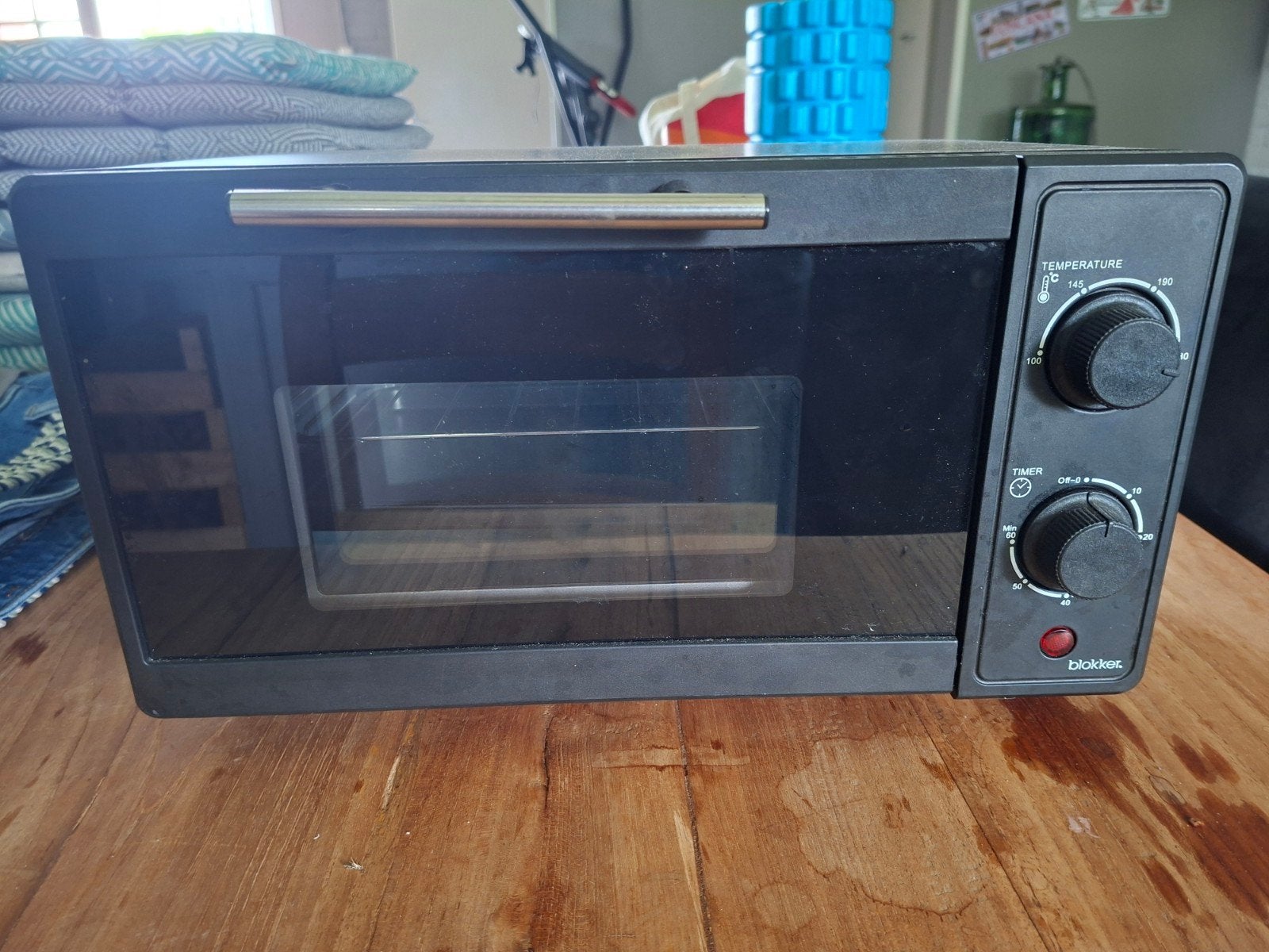 Blokker Mini-oven: Compact en Ideaal voor op de Camping, Ophalen, Minder dan 45 cm, Gebruikt, Minder dan 45 cm