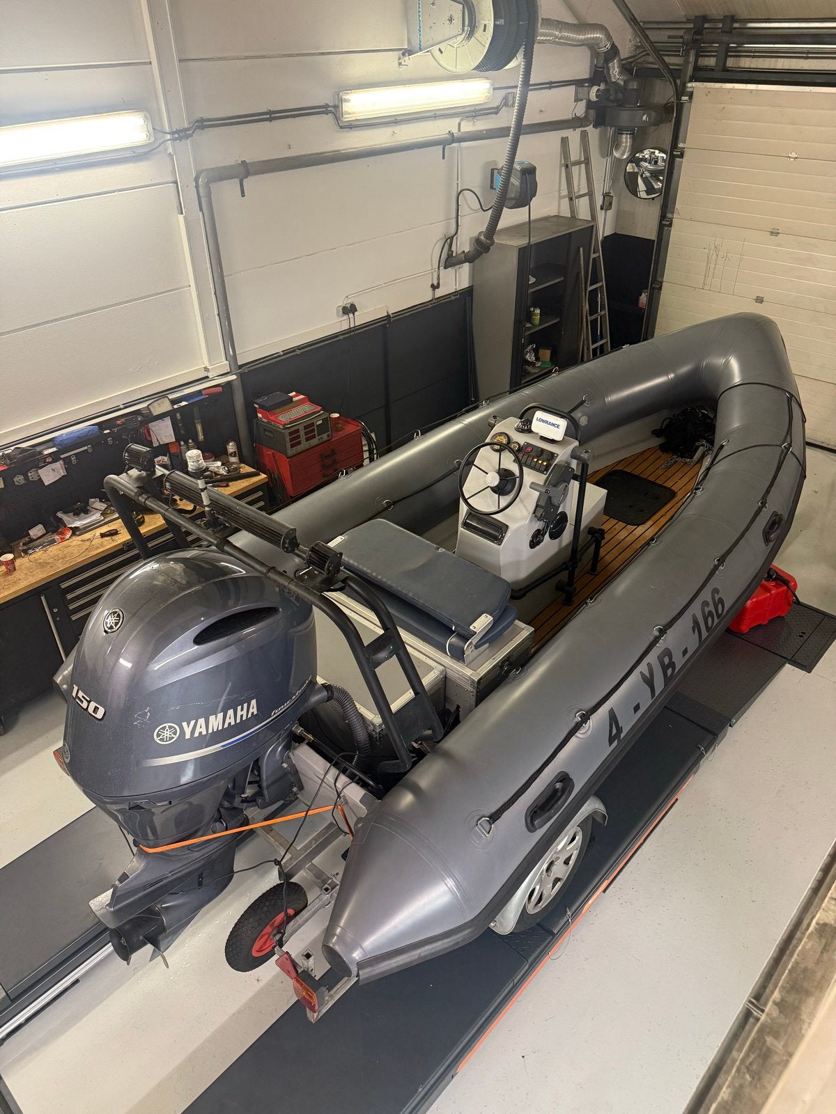Tornado RIB 5.1 Hypalon - Nieuwe tubes, custom build, Watersport en Boten, 5 m, Ophalen of Verzenden, Zo goed als nieuw, Zonnedek