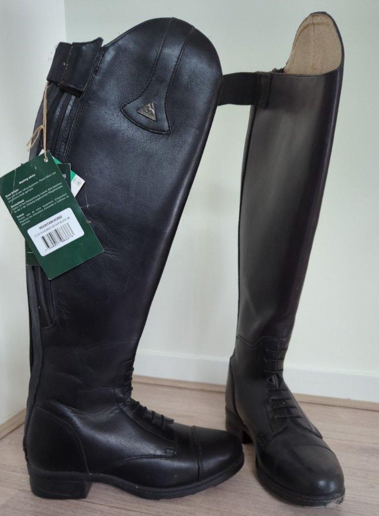 Nieuwe Mountain horse leren rijlaarzen mt 38, Dieren en Toebehoren, Paardrijkleding, Nieuw, Ophalen of Verzenden, Schoeisel, Kinderen