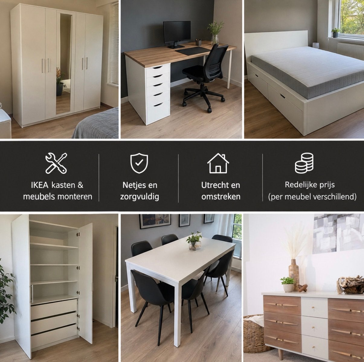 IKEA kasten & meubels monteren – Utrecht e.o.