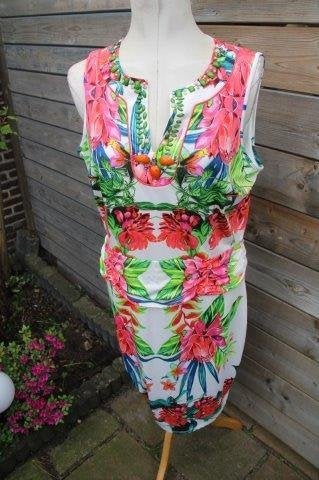 Jurk ecru/ kleur K-Design mt XL Vaste prijs OPRUIMING, K-design, Beige, Maat 46/48 (XL) of groter, Ophalen of Verzenden