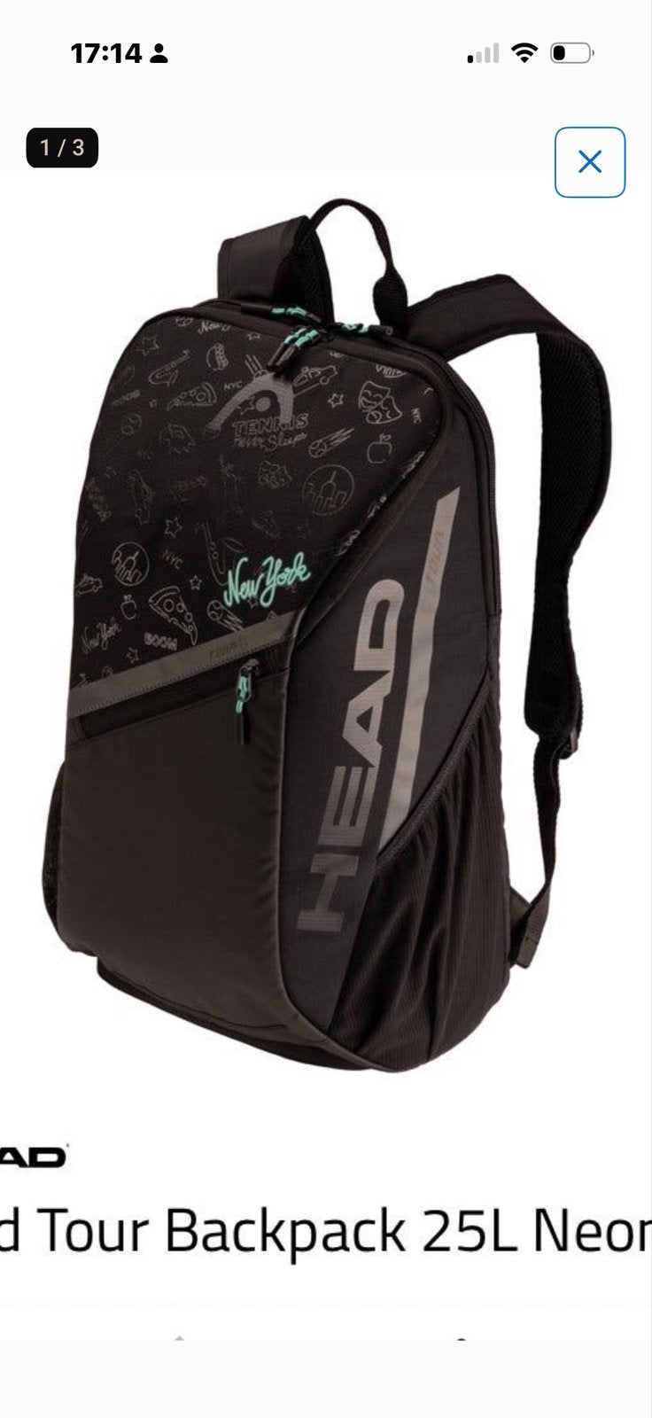 HEAD Tour Backpack 25L Neon - Stijlvolle Rugzak, Ophalen of Verzenden, Nieuw, 25 tot 40 cm, Overige merken