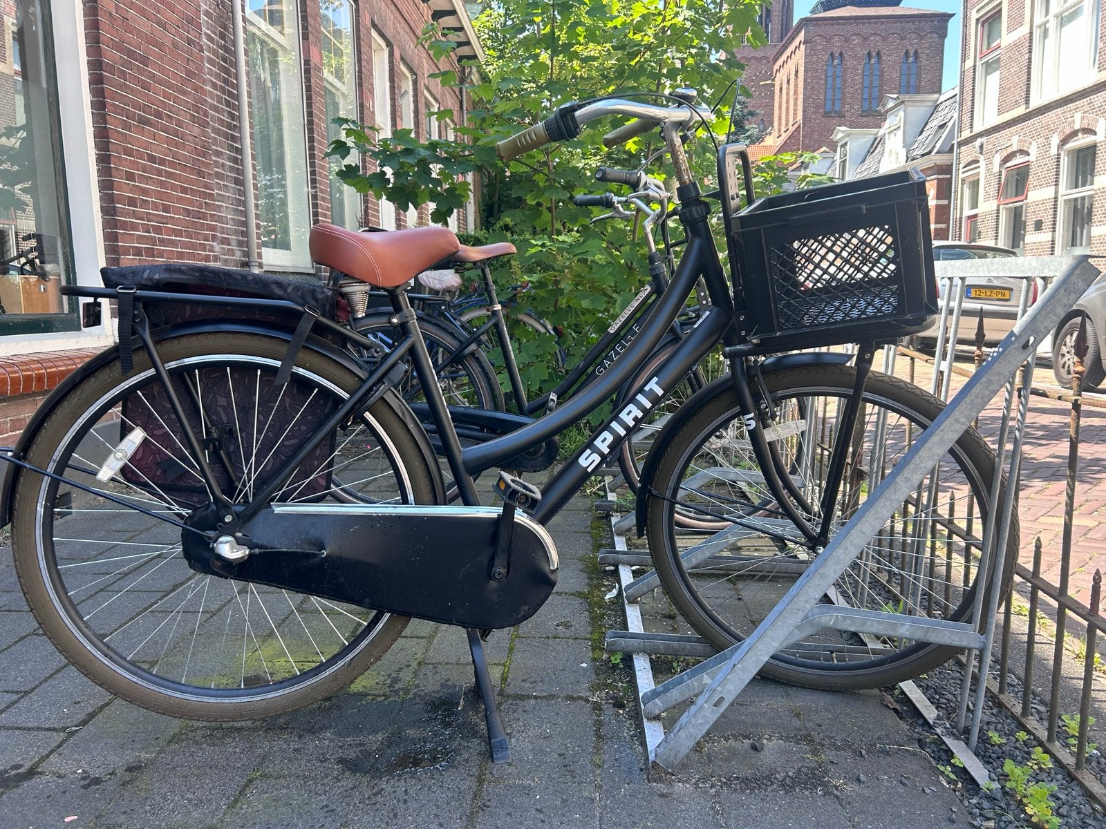 Spirit Cargo fiets met versnellingen en voordrager, Gebruikt, Velgrem, Versnellingen, 50 tot 53 cm