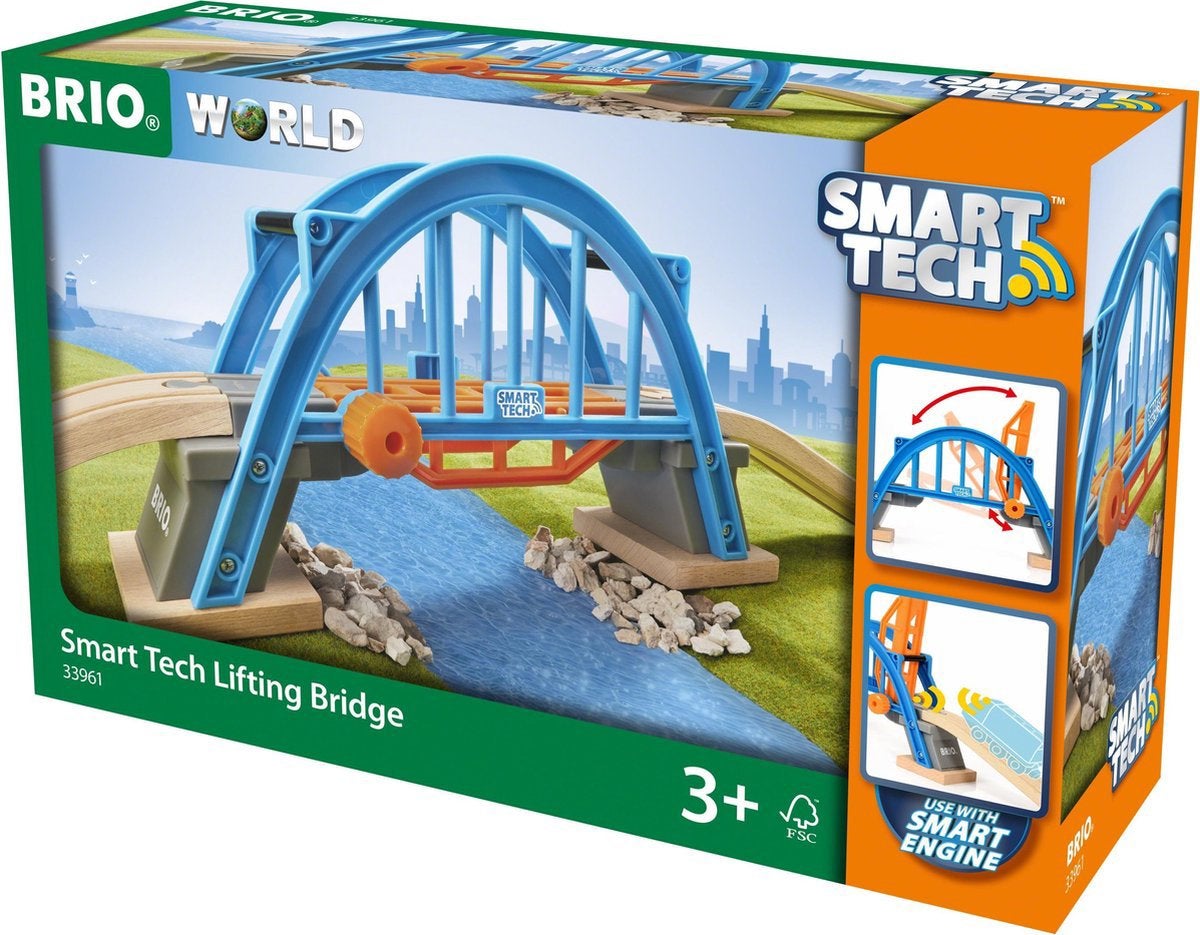 BRIO Smart Tech brug 33961, Ophalen, Zo goed als nieuw, Duw- of Trekspeelgoed