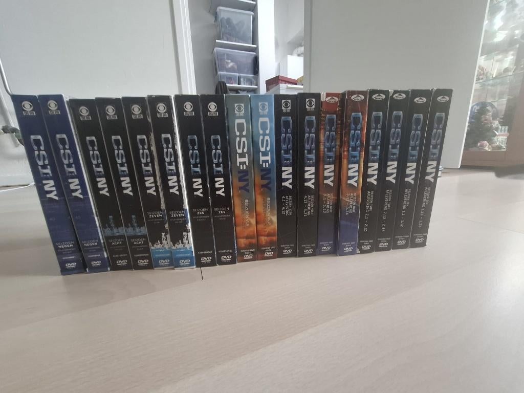 Csi NY dvd seizoen 1 t/m 7, Vanaf 12 jaar, Ophalen, Zo goed als nieuw, Actie en Avontuur