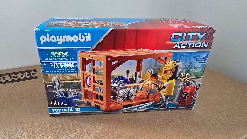 Playmobil 70774 Container team City Action nieuw in doos, Complete set, Nieuw, Ophalen of Verzenden, City action