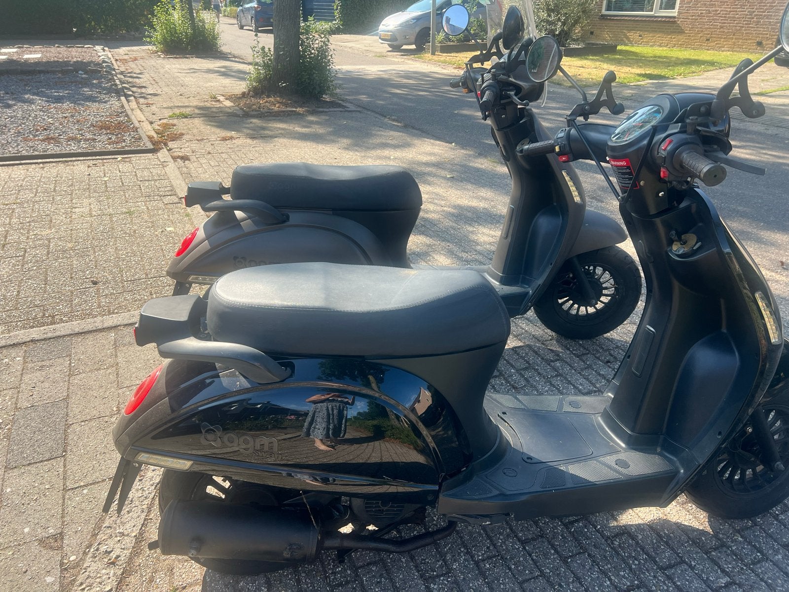 AGM Swan Scooter Zwart/Bruin - Goed Onderhouden, Ophalen of Verzenden, Gebruikt, Benzine, Overige merken