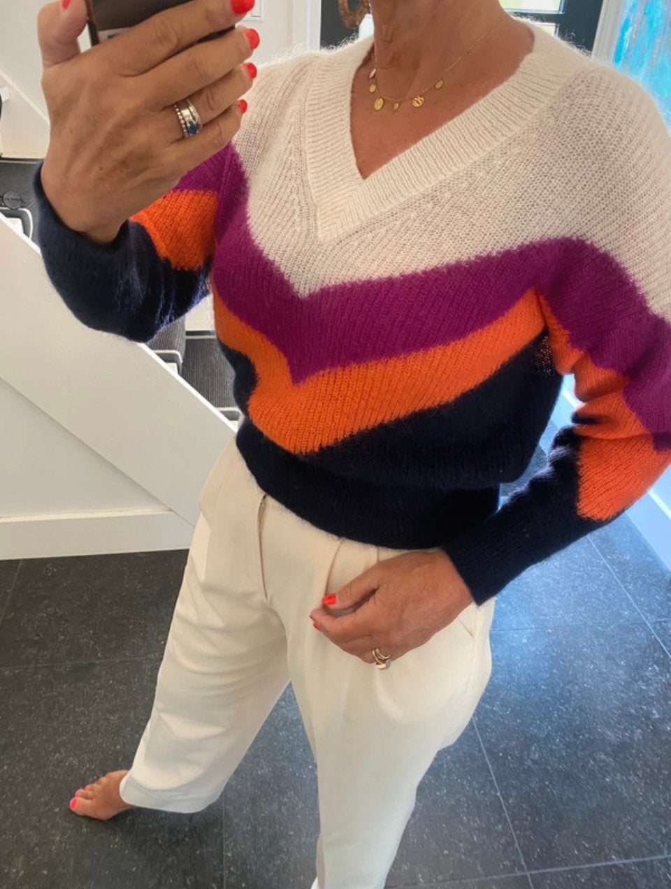 Essentiel Antwerp,super mooie mohair trui in maat S/M, Ophalen of Verzenden, Zo goed als nieuw, Maat 38/40 (M), Meerkleurig