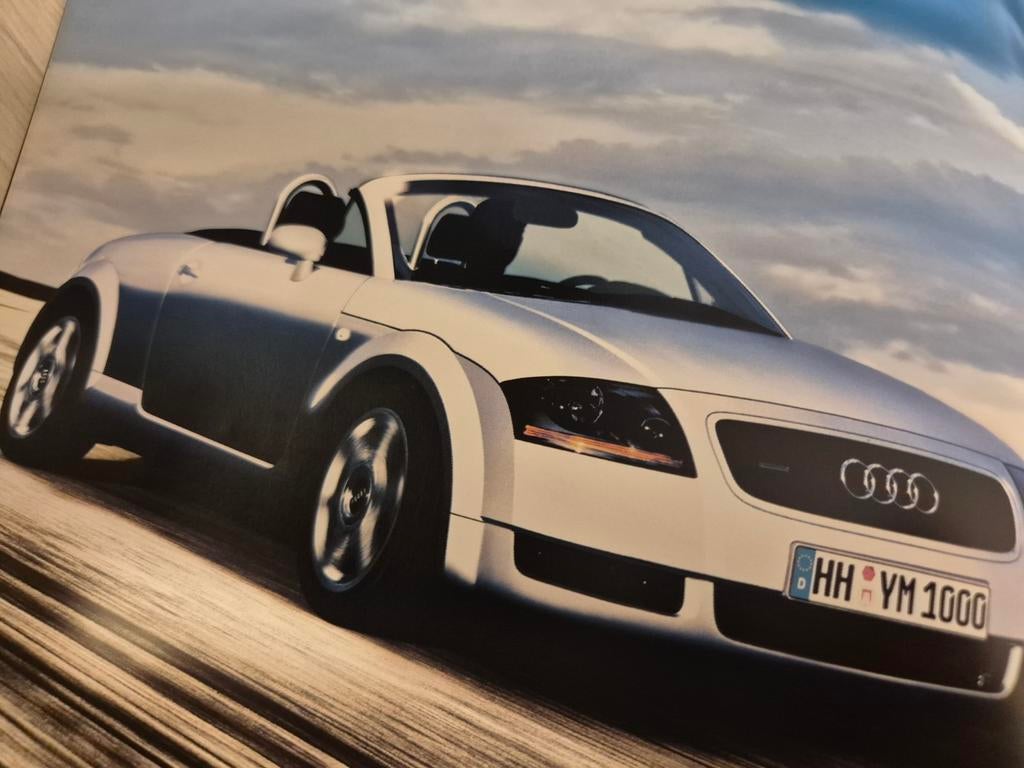 Als nieuw Audi TT cabriolet folder uitgebreide brochure, Ophalen of Verzenden, Zo goed als nieuw, Audi