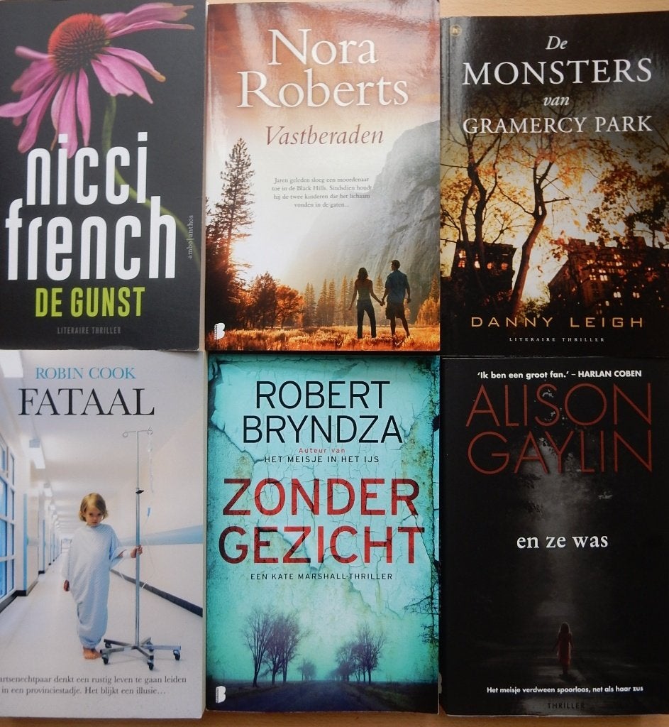 thrillers, Ophalen, Gelezen