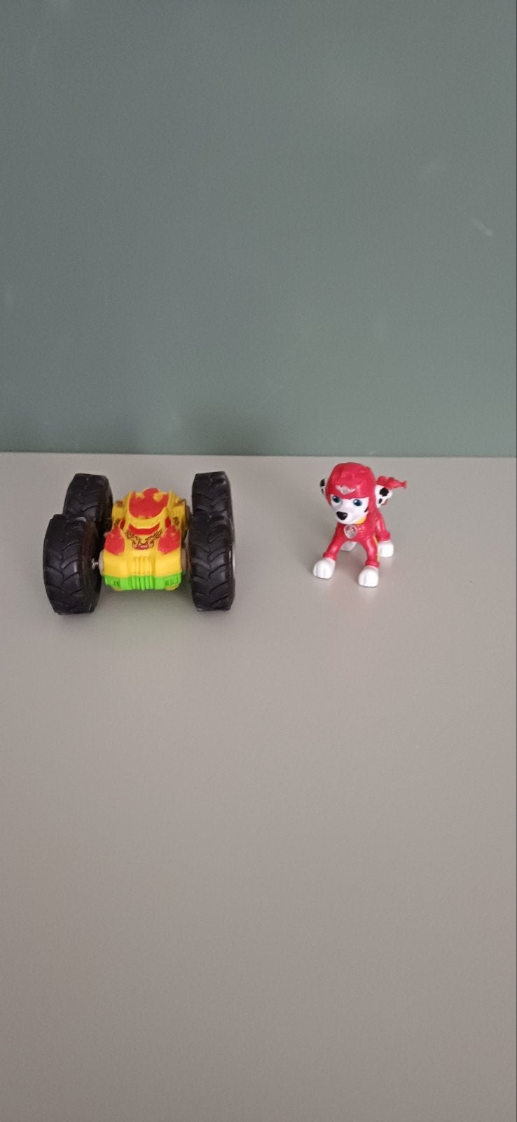 Paw Patrol Rubble en Monster Jam Mini Truck Speelgoedset, Ophalen of Verzenden, Gebruikt