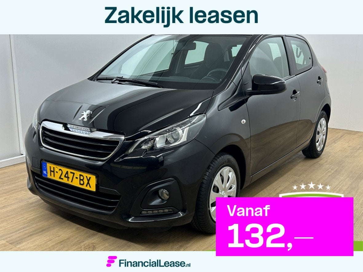Peugeot 108 Occasion 1.0 e-VTi Active | Zwart | Tweedehands, Voorwielaandrijving, Dealer onderhouden, Gebruikt, 4 stoelen