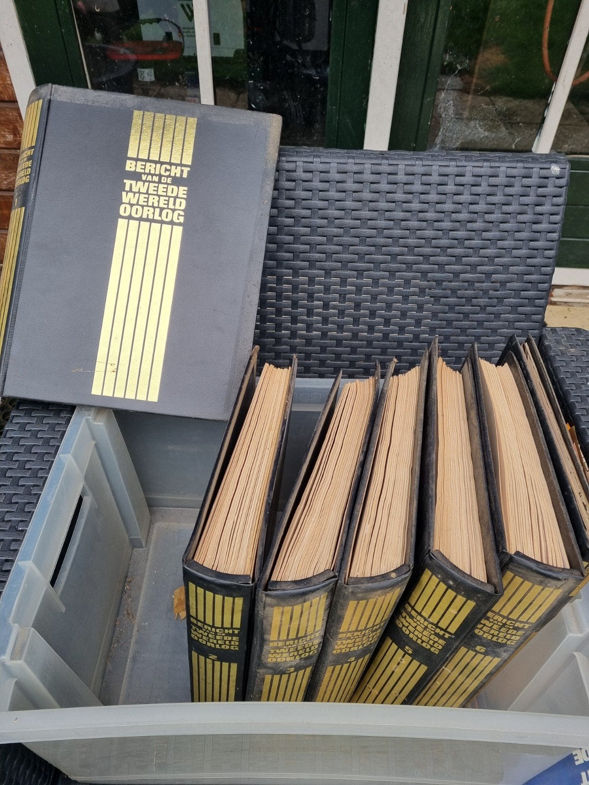 Bericht van de tweede wereld, 6 boeken, Boeken, Oorlog en Militair, Ophalen, Tweede Wereldoorlog, Gelezen