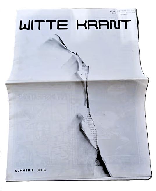 witte krant/papieren tijger nr.9*1968*olaf stoop/laatste nr., Ophalen of Verzenden, Gelezen, Krant