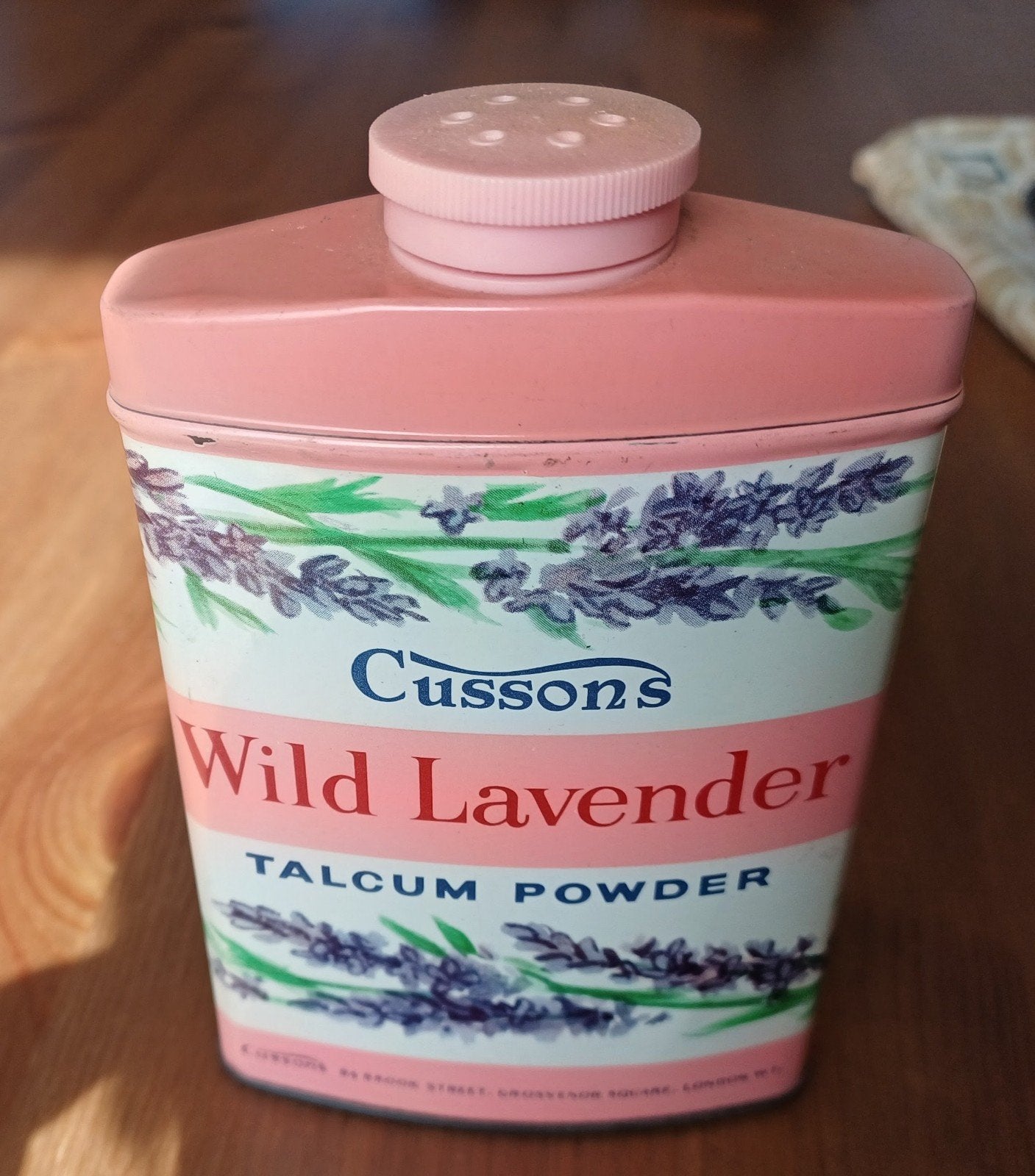 Vintage Cussons Wild Lavender Talkpoeder - Ongebruikt!, Ophalen, Gebruikt