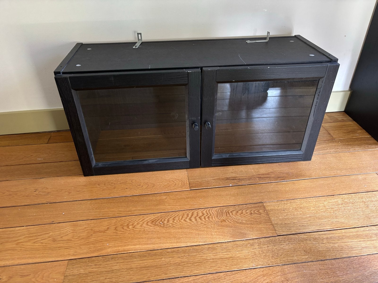Bovenkant opzetstuk verhoging IKEA BILLY/ OXBERG zwart, Ophalen, Gebruikt, 50 tot 100 cm, Minder dan 25 cm