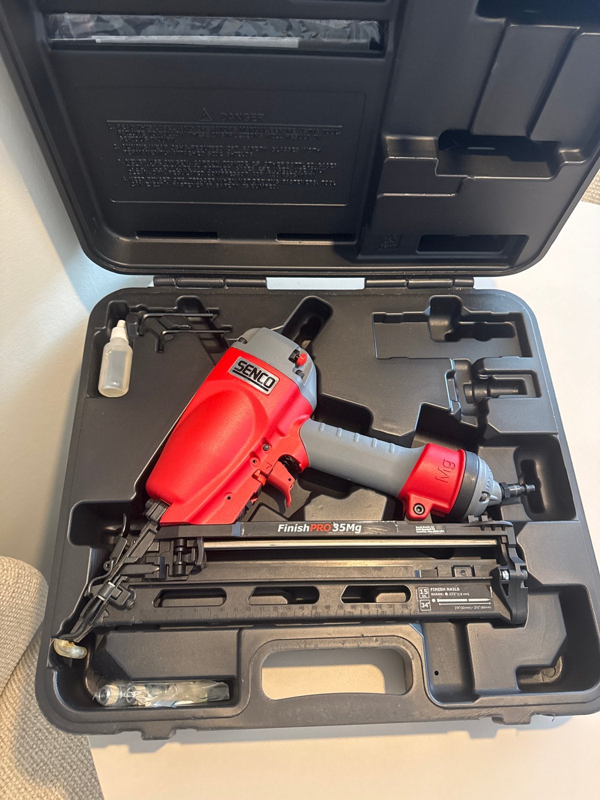 Senco FinishPro 35Mg Angled Finish Nailer 1.8mm, Ophalen, Nieuw, Tacker/nietmachine, Overige merken