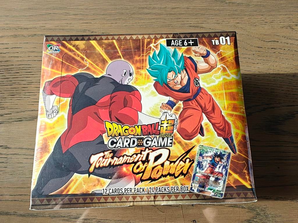 Dragonball Super Tournament of Power TB01 Booster Box Sealed, Ophalen of Verzenden, Nieuw, Boosterbox, Foil
