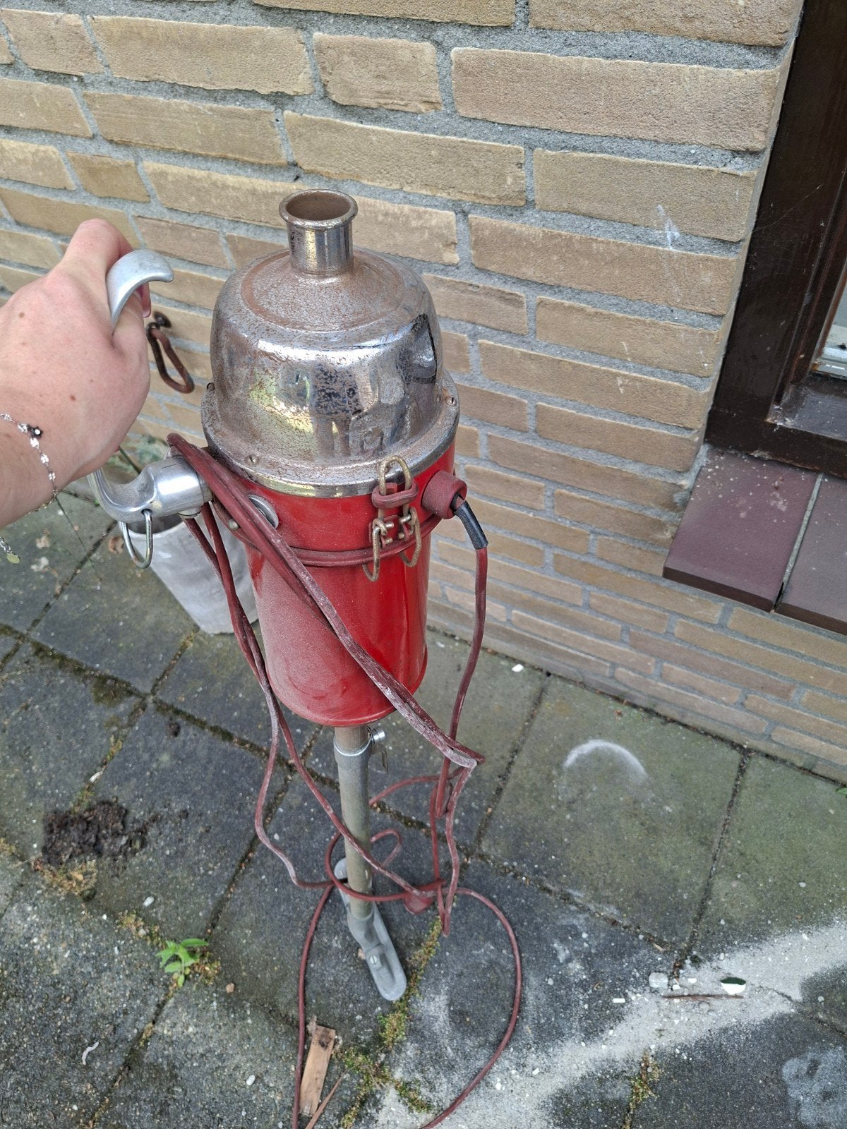 Oude industriële stofzuiger - Decoratie/Opknapper, Witgoed en Apparatuur, Stofzuigers, Overige merken, Industriële stofzuiger
