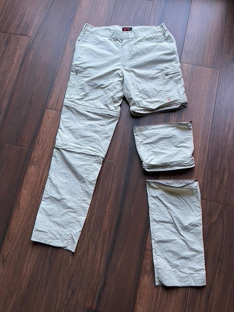 Fjallraven 3 x zip-off broek maat 54, Ophalen of Verzenden, Zo goed als nieuw, Maat 52/54 (L), Fjallraven