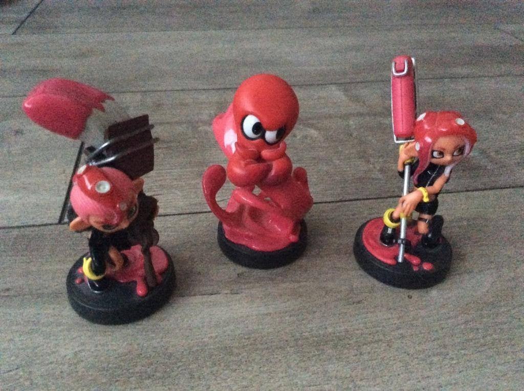 Nintendo Amiibo Splatoon - Octoling Trio Boy Girl & Squid, Avontuur en Actie, 1 speler, Ophalen of Verzenden, Zo goed als nieuw