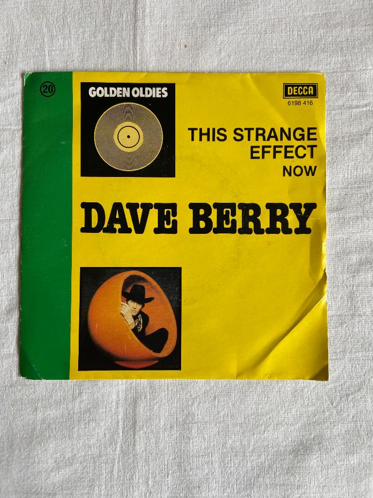 Dave Berry - this strange effect, Cd's en Dvd's, Vinyl Singles, 7 inch, Single, Ophalen of Verzenden, Zo goed als nieuw