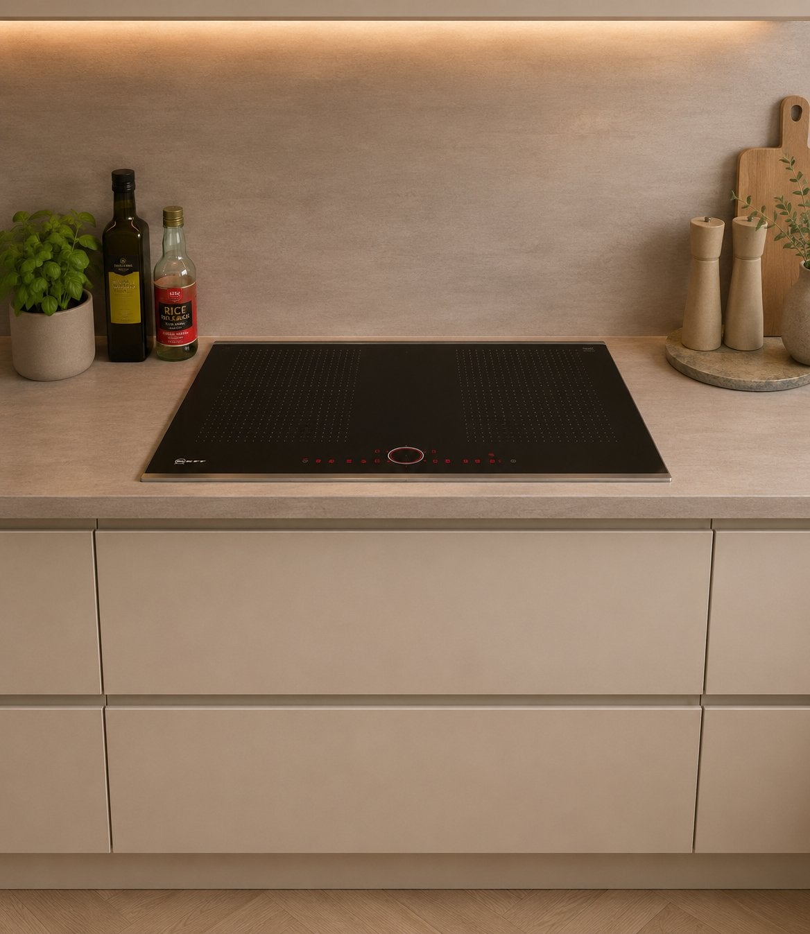 Neff inductie kookplaat 5 zones met twistpad, Ophalen, Zo goed als nieuw, Energieklasse A of zuiniger, Inbouw