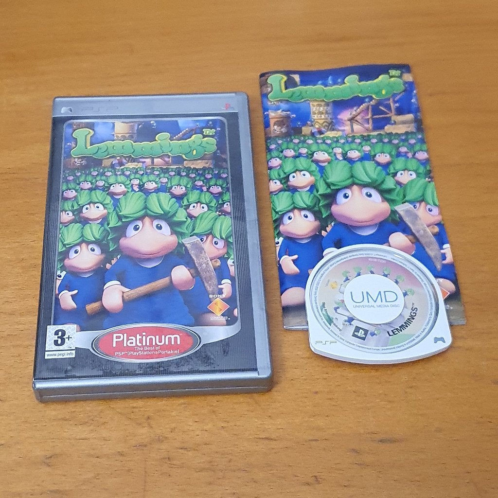 PSP | Lemmings, Gebruikt, 1 speler, Racen en Vliegen, Ophalen of Verzenden