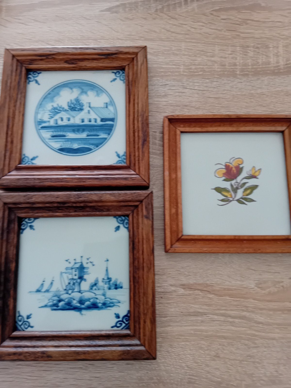 3 oudhollanse tegelsvervaaddoor Tichelaar Makkum, Ophalen of Verzenden
