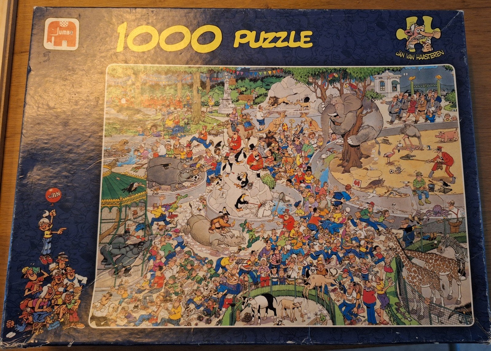 Artis., Hobby en Vrije tijd, Denksport en Puzzels, Ophalen of Verzenden, 500 t/m 1500 stukjes, Gebruikt, Legpuzzel