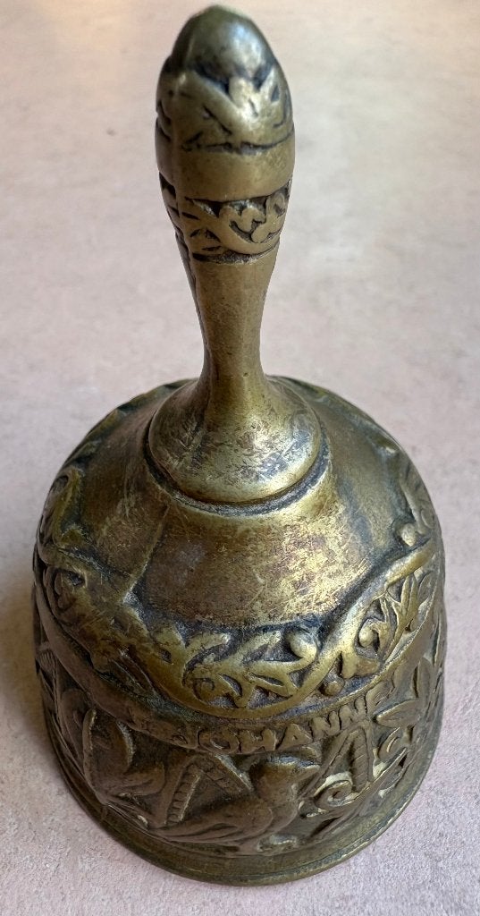 Fraaie antieke kloosterbel, Antiek en Kunst, Ophalen of Verzenden, Koper