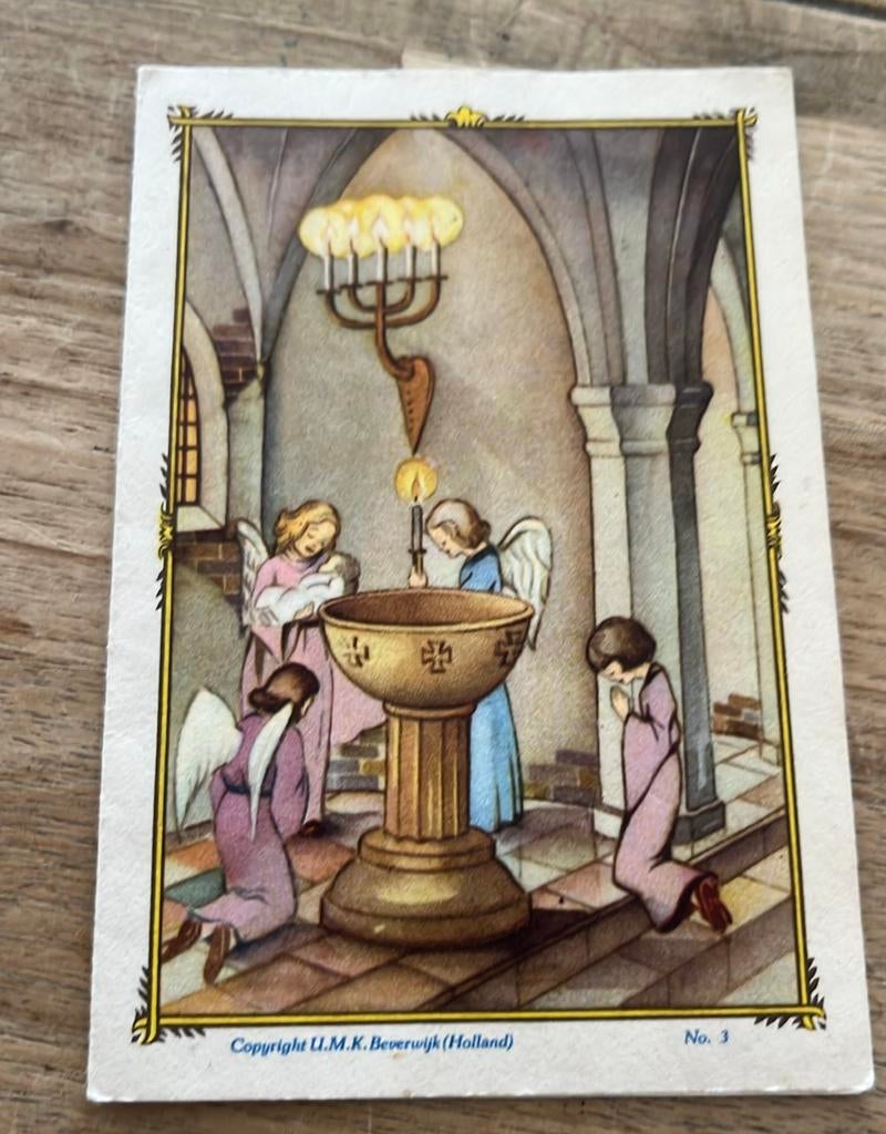 Alkmaar,,1946:::Leo, Verzamelen, Geboortekaartjes en Visitekaartjes, Ophalen of Verzenden, Voor 1970