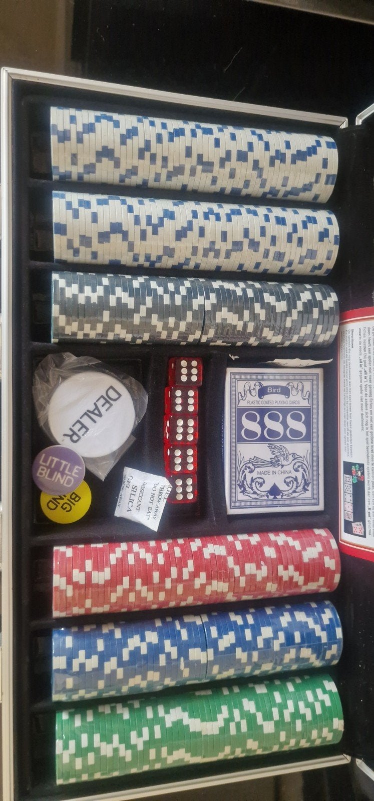 Roulette/Poker set in koffer - Nieuwstaat, Vijf spelers of meer, Ophalen of Verzenden, Nieuw