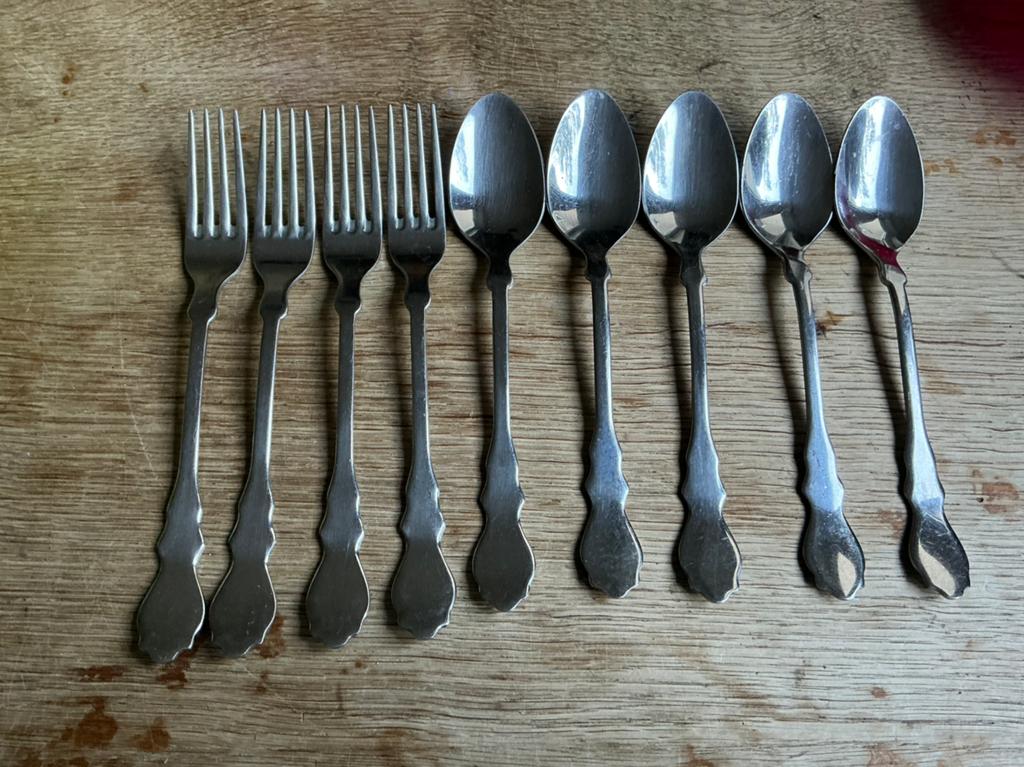 Ikea Skuren vintage bestek, Ophalen of Verzenden, Gebruikt, Rvs of Chroom, Los bestek
